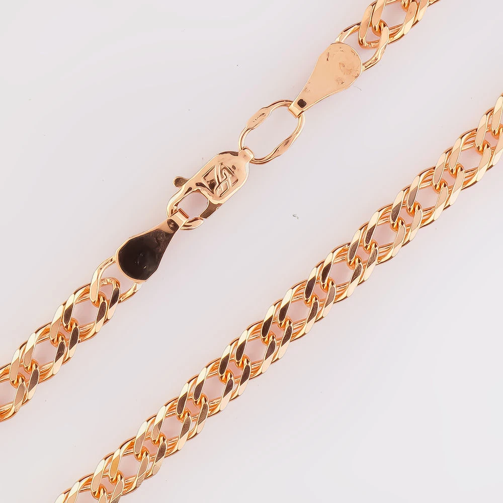 Браслет из красного золота 585 пробы