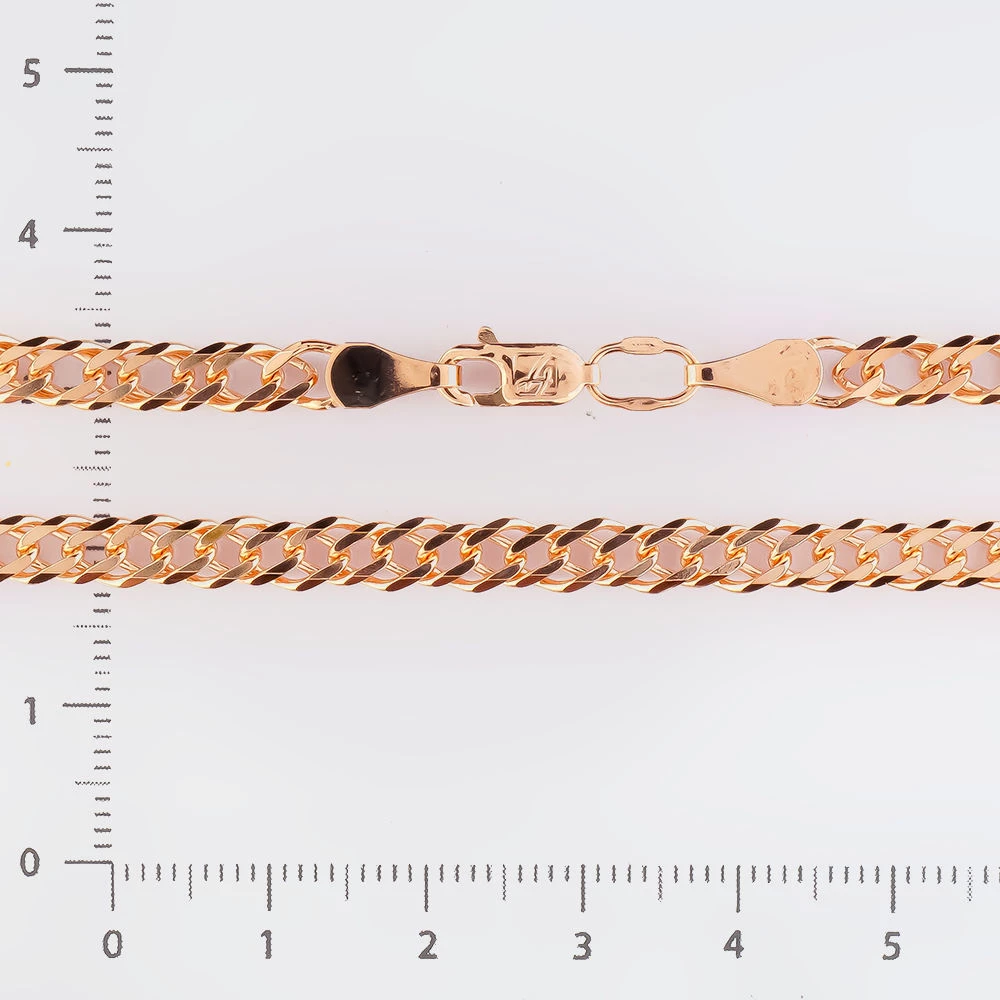 Браслет из красного золота 585 пробы