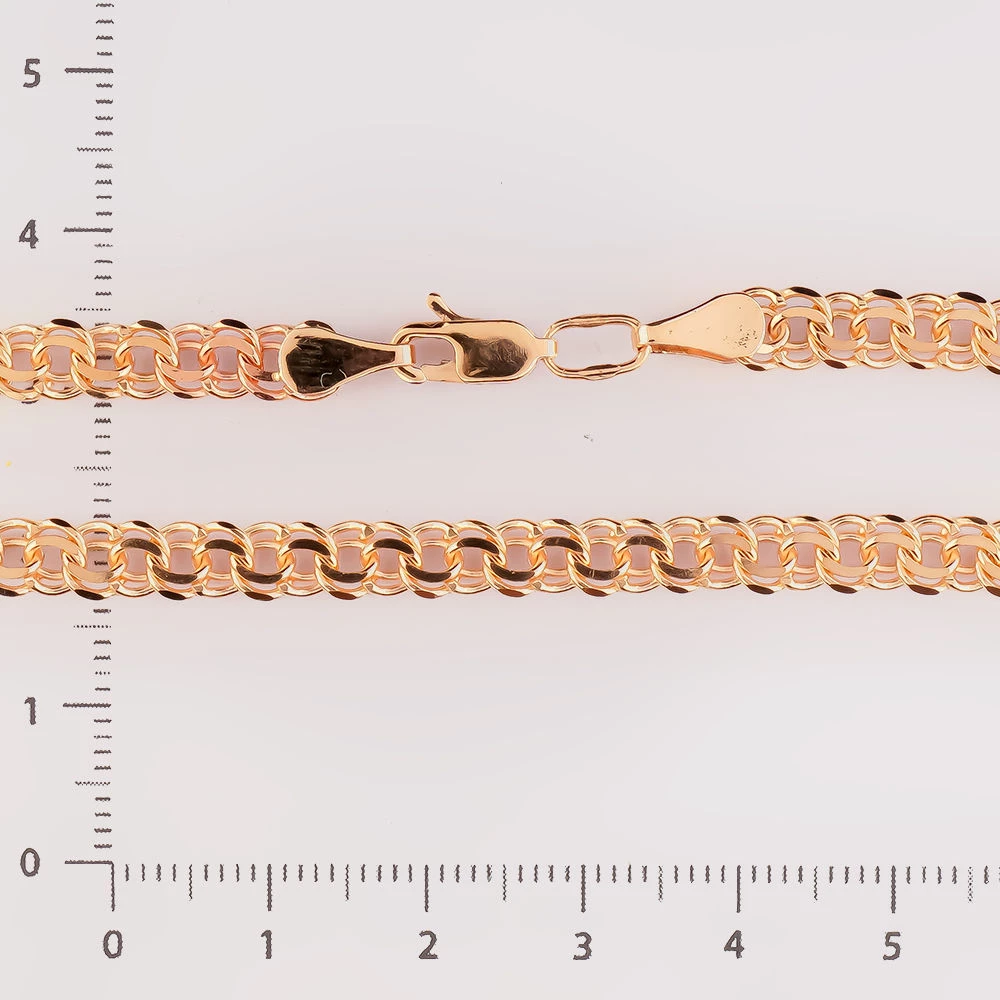 Браслет из красного золота 375 пробы