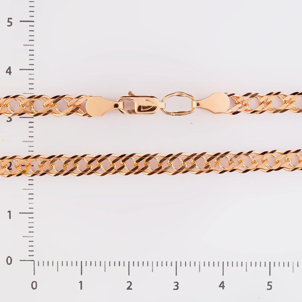 Браслет из красного золота 585 пробы