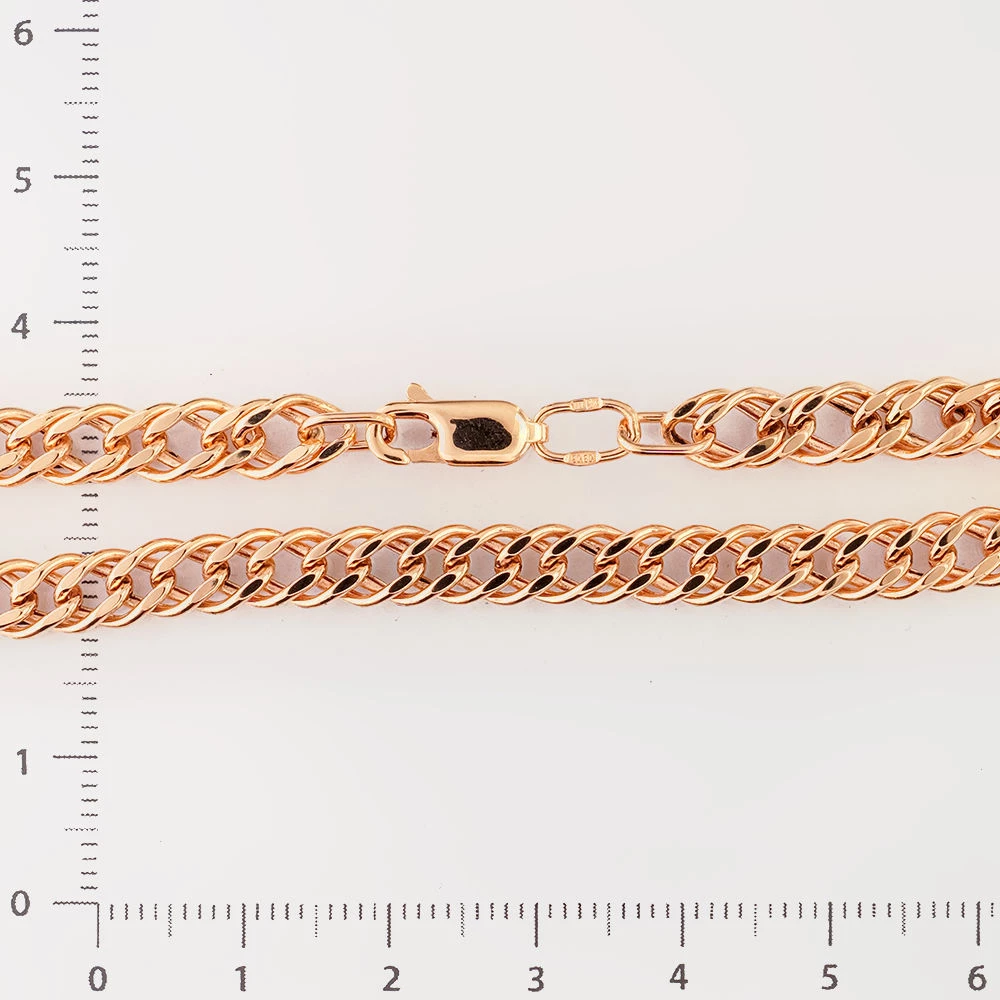 Браслет из красного золота 585 пробы