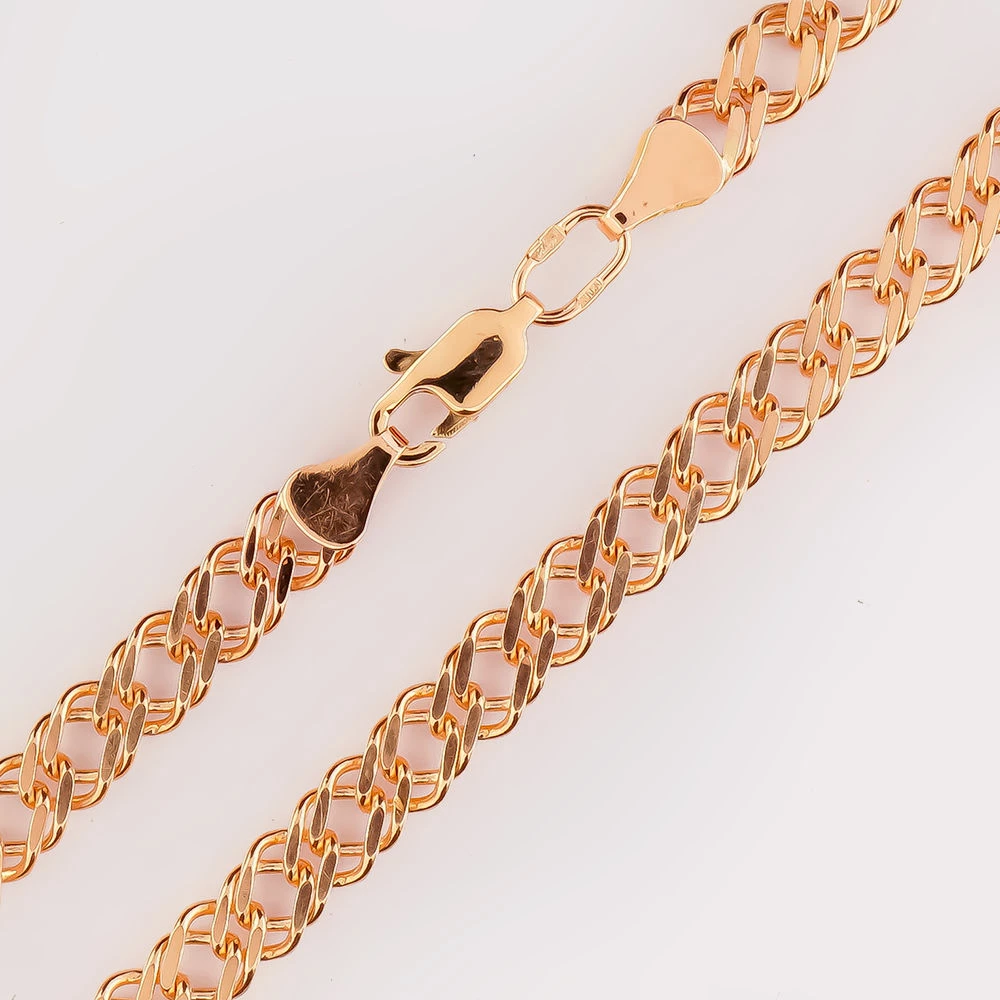 Браслет из красного золота 585 пробы