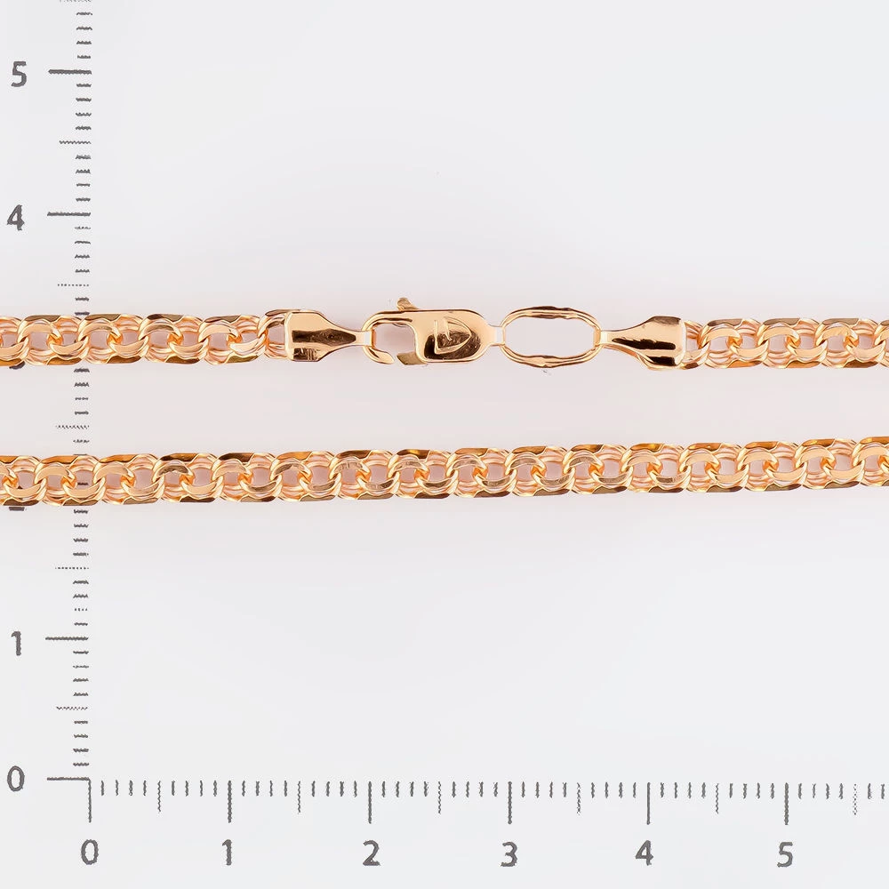 Браслет из красного золота 585 пробы