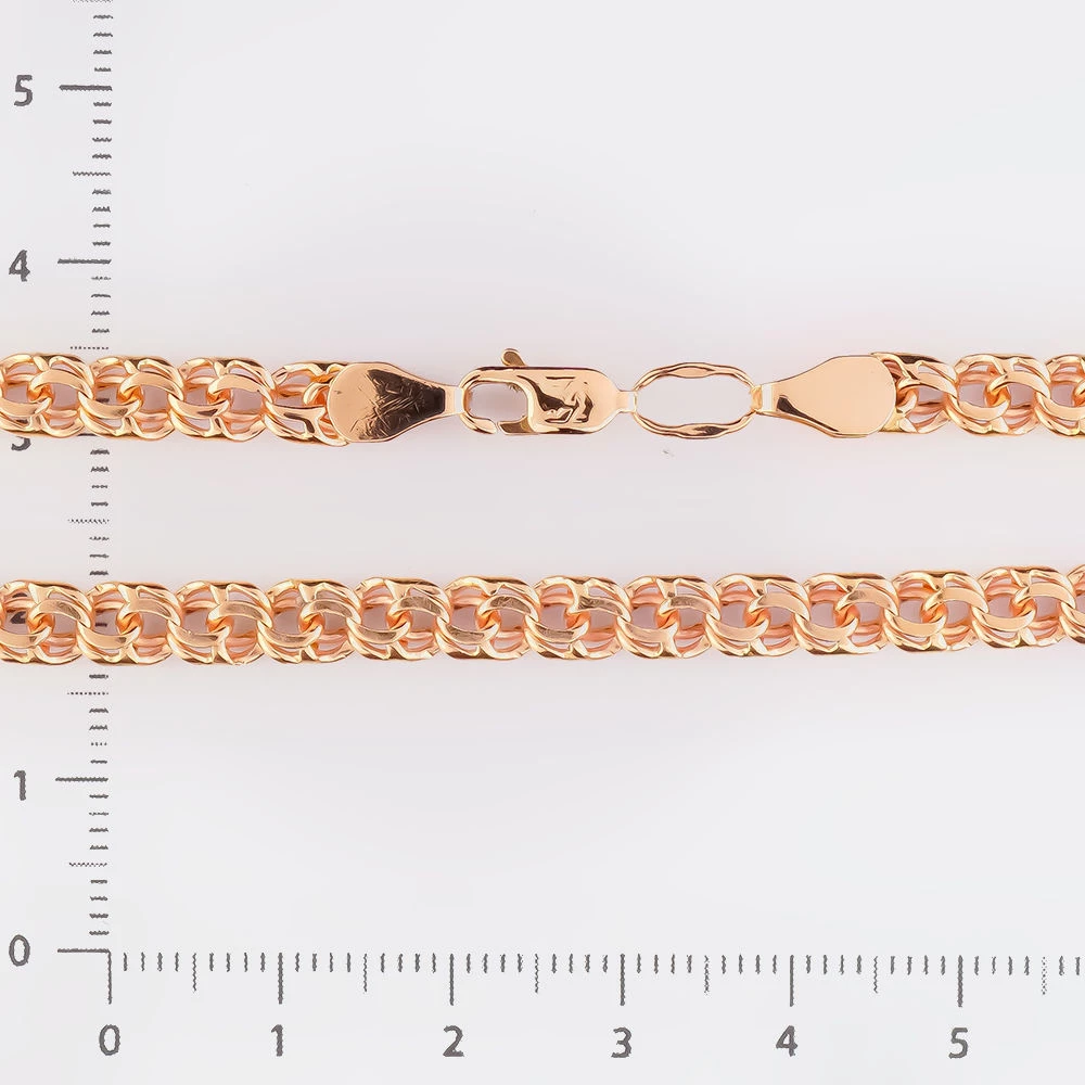 Браслет из красного золота 585 пробы