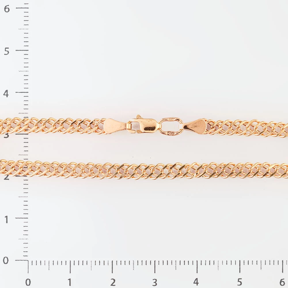 Браслет из красного золота 585 пробы