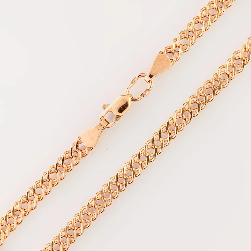 Браслет из красного золота 585 пробы