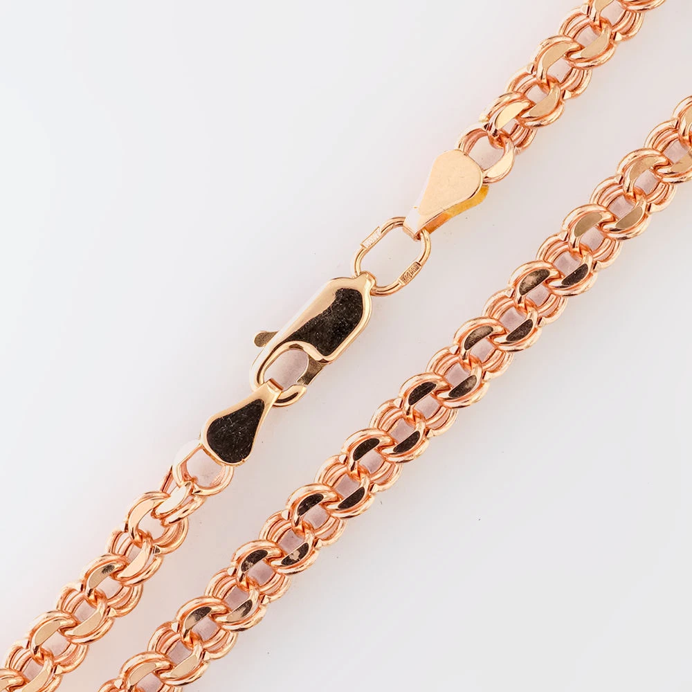 Браслет из красного золота 585 пробы