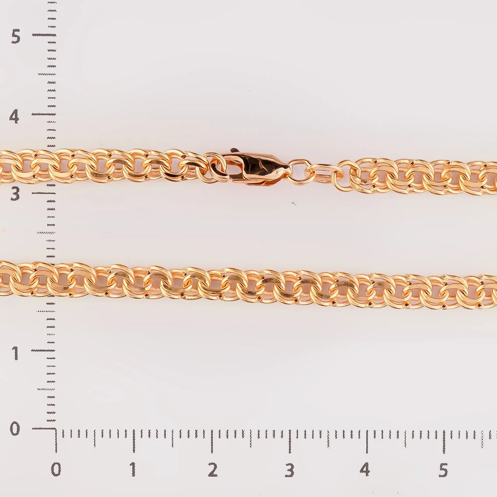 Браслет из красного золота 585 пробы