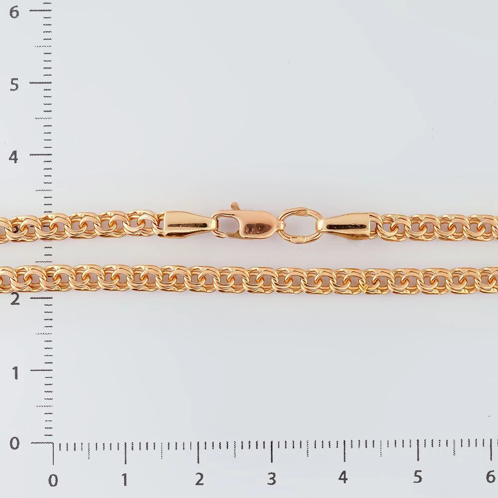 Браслет из красного золота 585 пробы