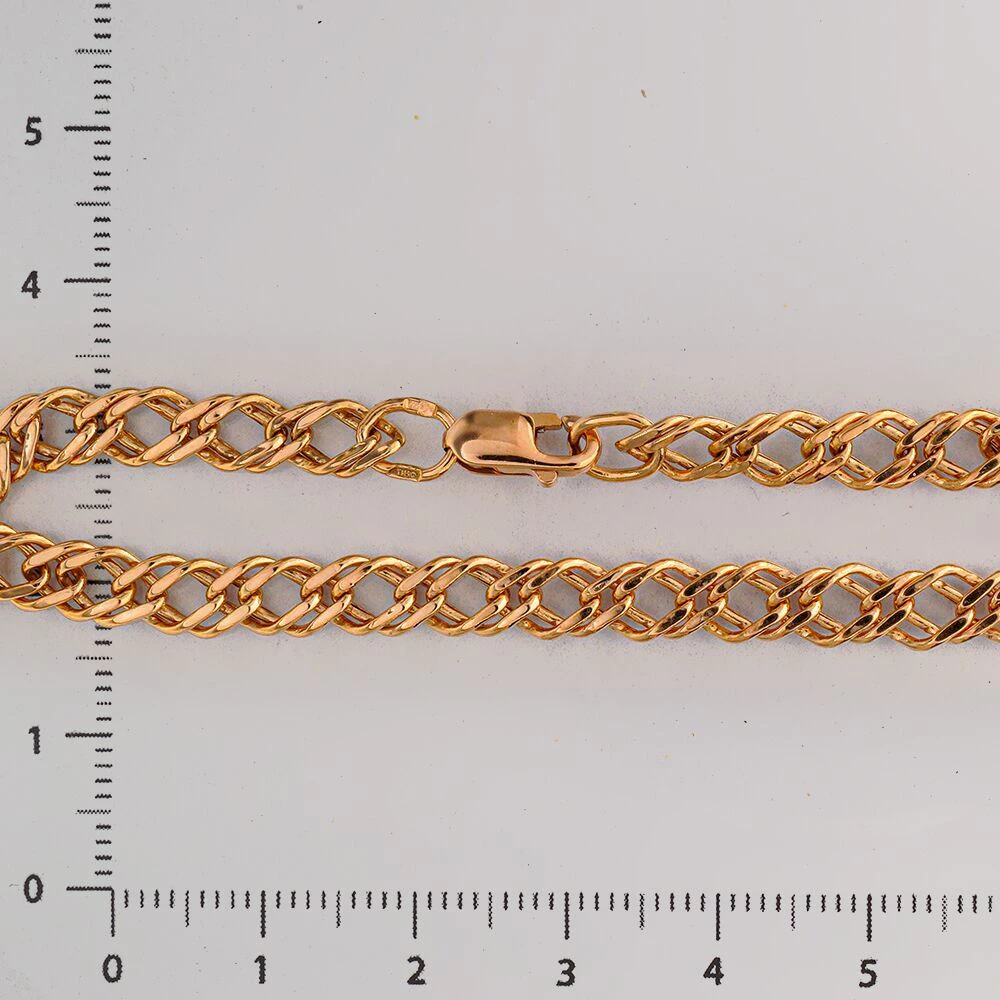 Браслет из красного золота 585 пробы