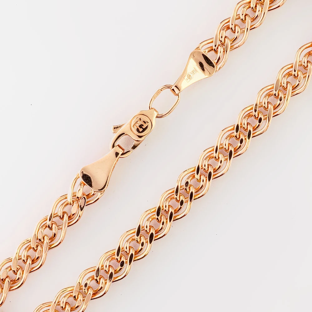 Браслет из красного золота 585 пробы