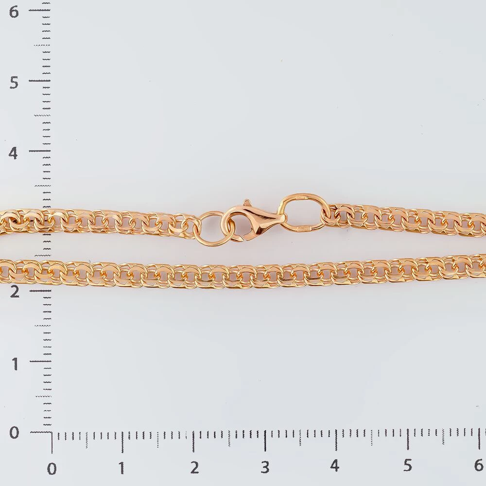 Браслет из красного золота 585 пробы