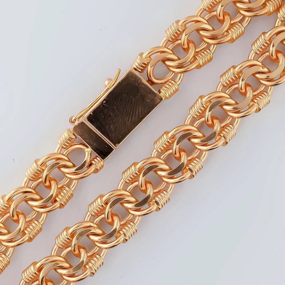 Браслет из красного золота 585 пробы