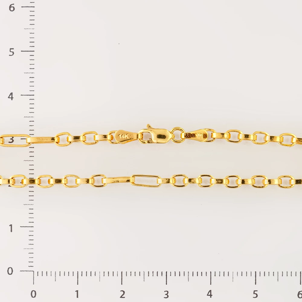 Браслет из желтого золота 585 пробы