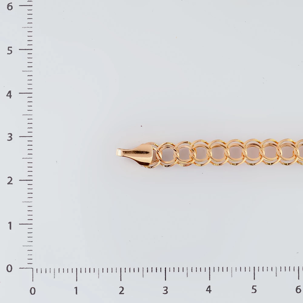 Браслет из красного золота 585 пробы