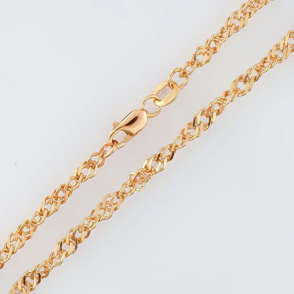 Браслет из красного золота 585 пробы