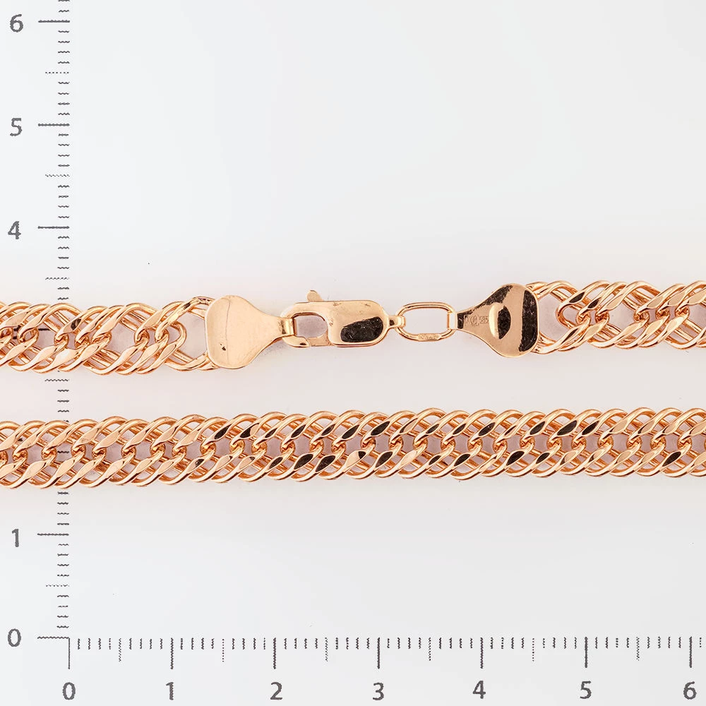 Браслет из красного золота 585 пробы