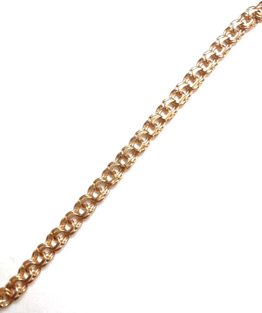 Браслет из красного золота 585 пробы