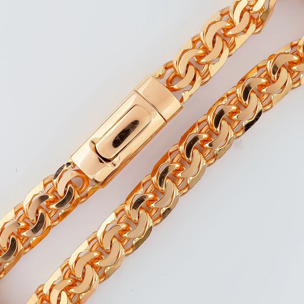 Браслет из красного золота 585 пробы