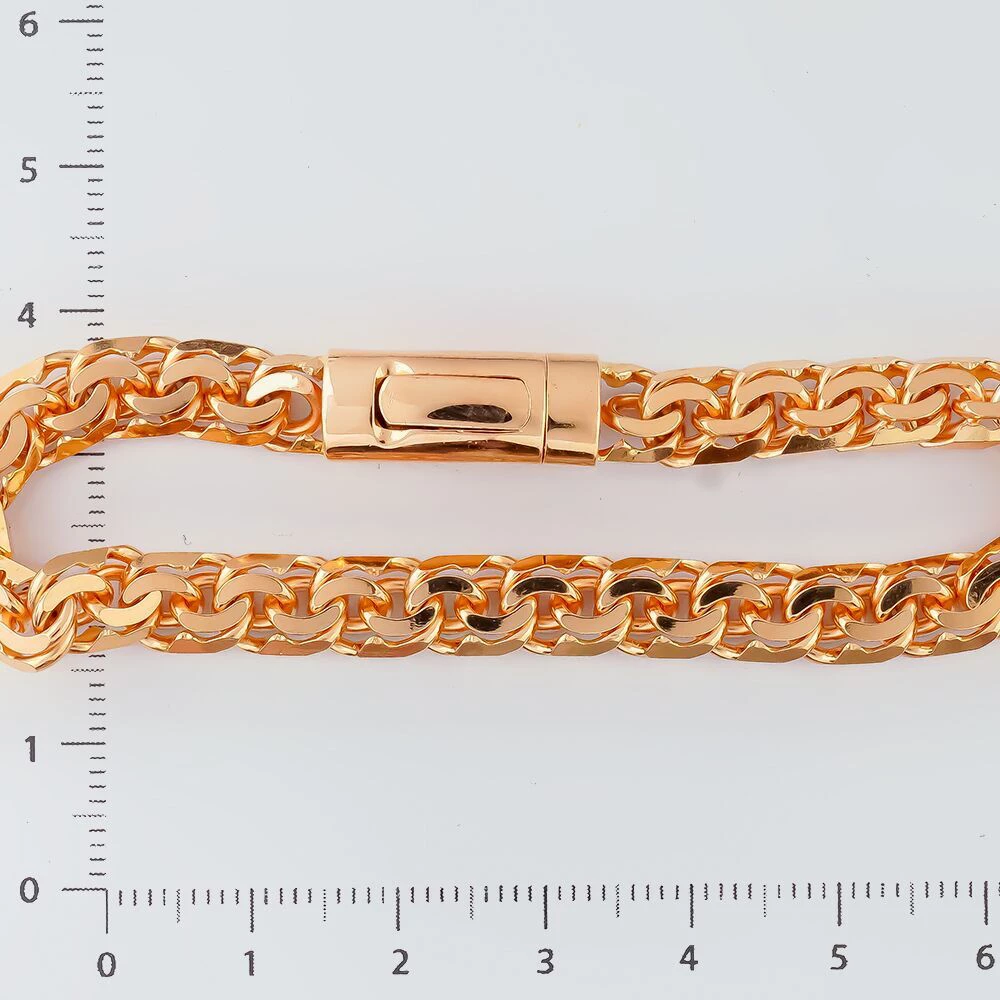 Браслет из красного золота 585 пробы