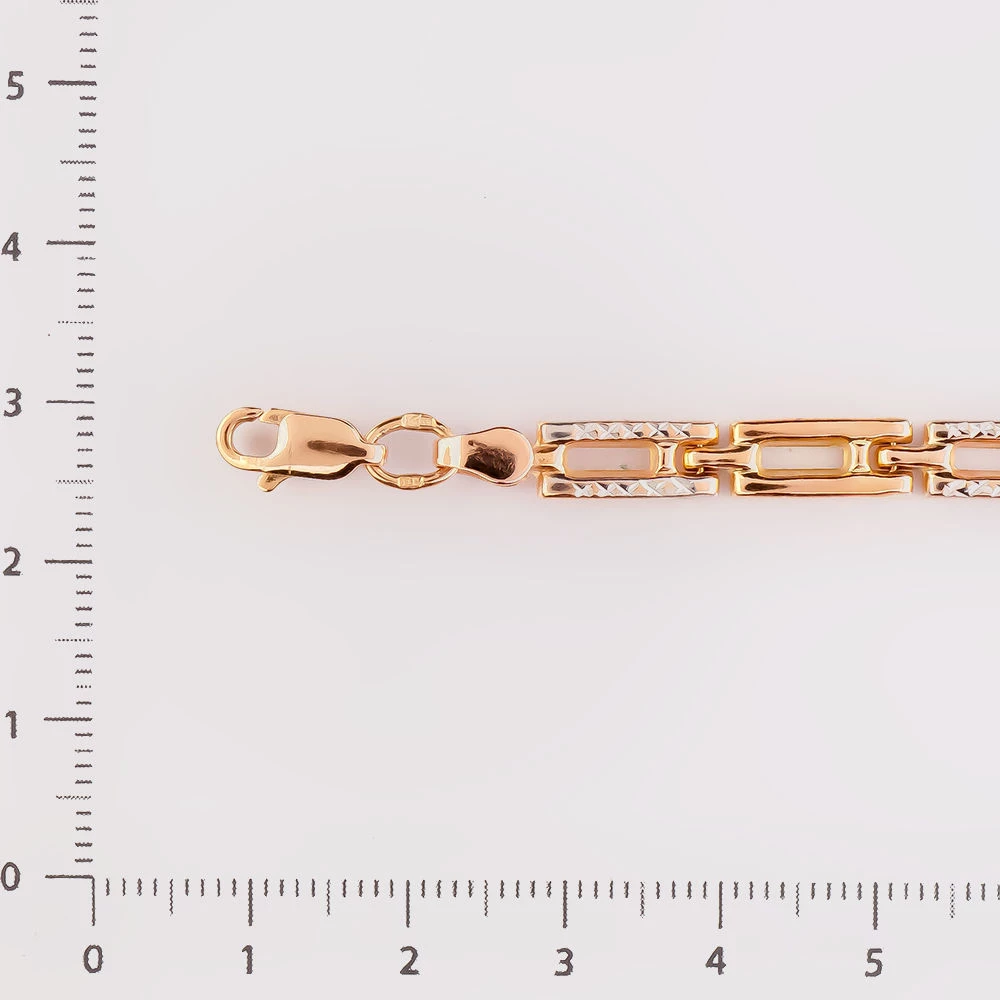 Браслет из красного золота 585 пробы