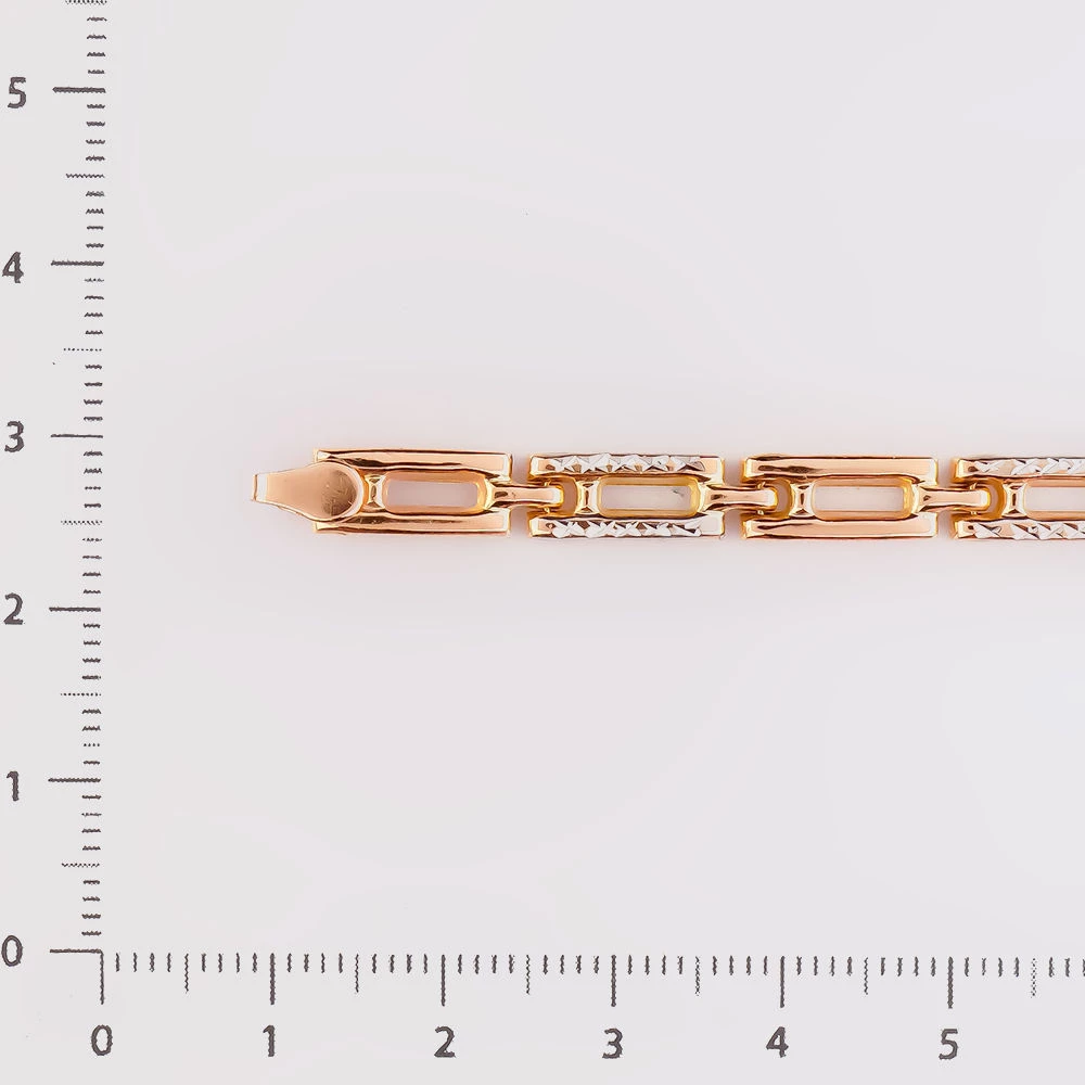 Браслет из красного золота 585 пробы