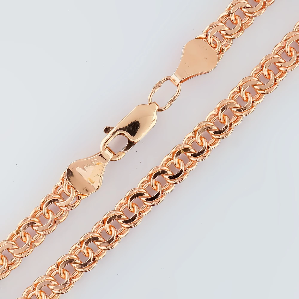 Браслет из красного золота 585 пробы