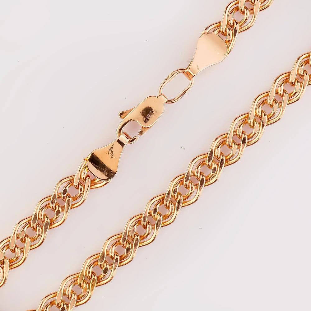 Браслет из красного золота 585 пробы