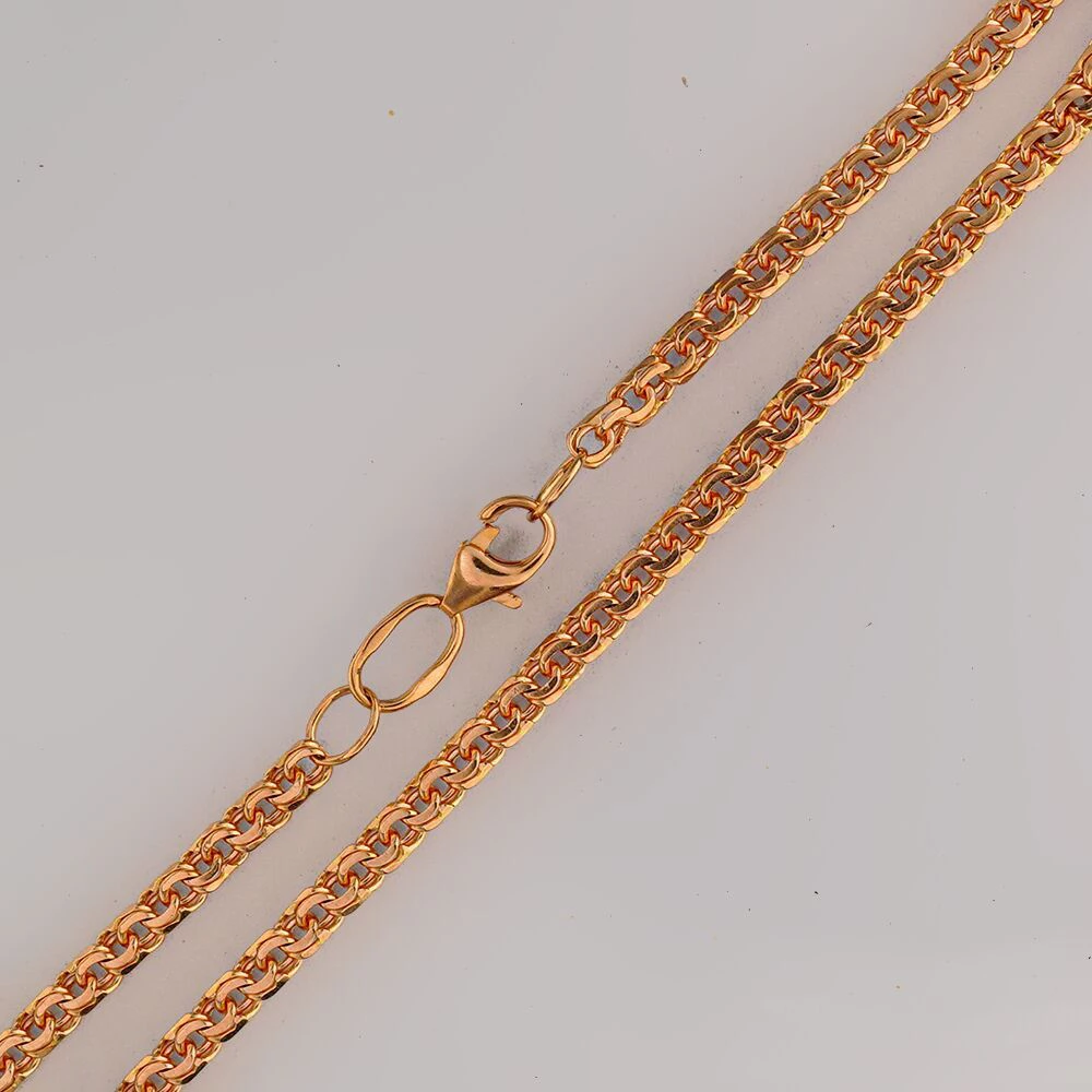 Браслет из красного золота 585 пробы