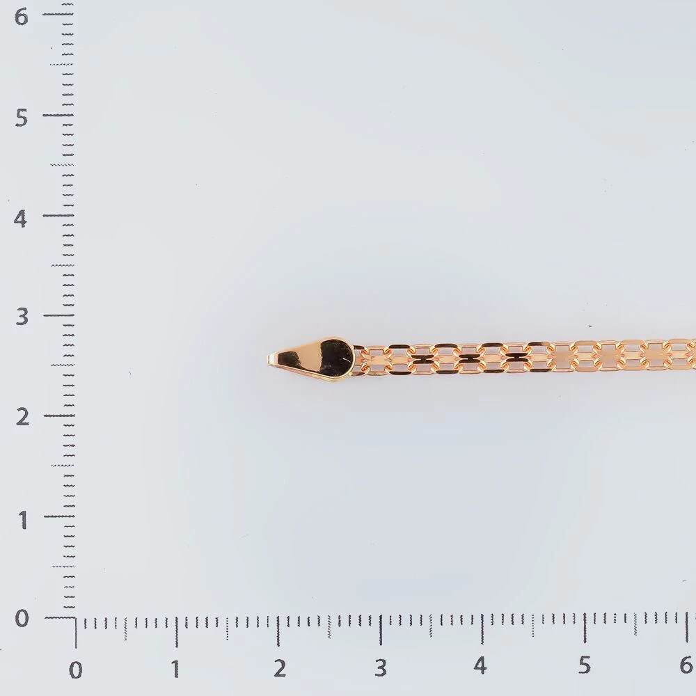 Браслет из красного золота 585 пробы