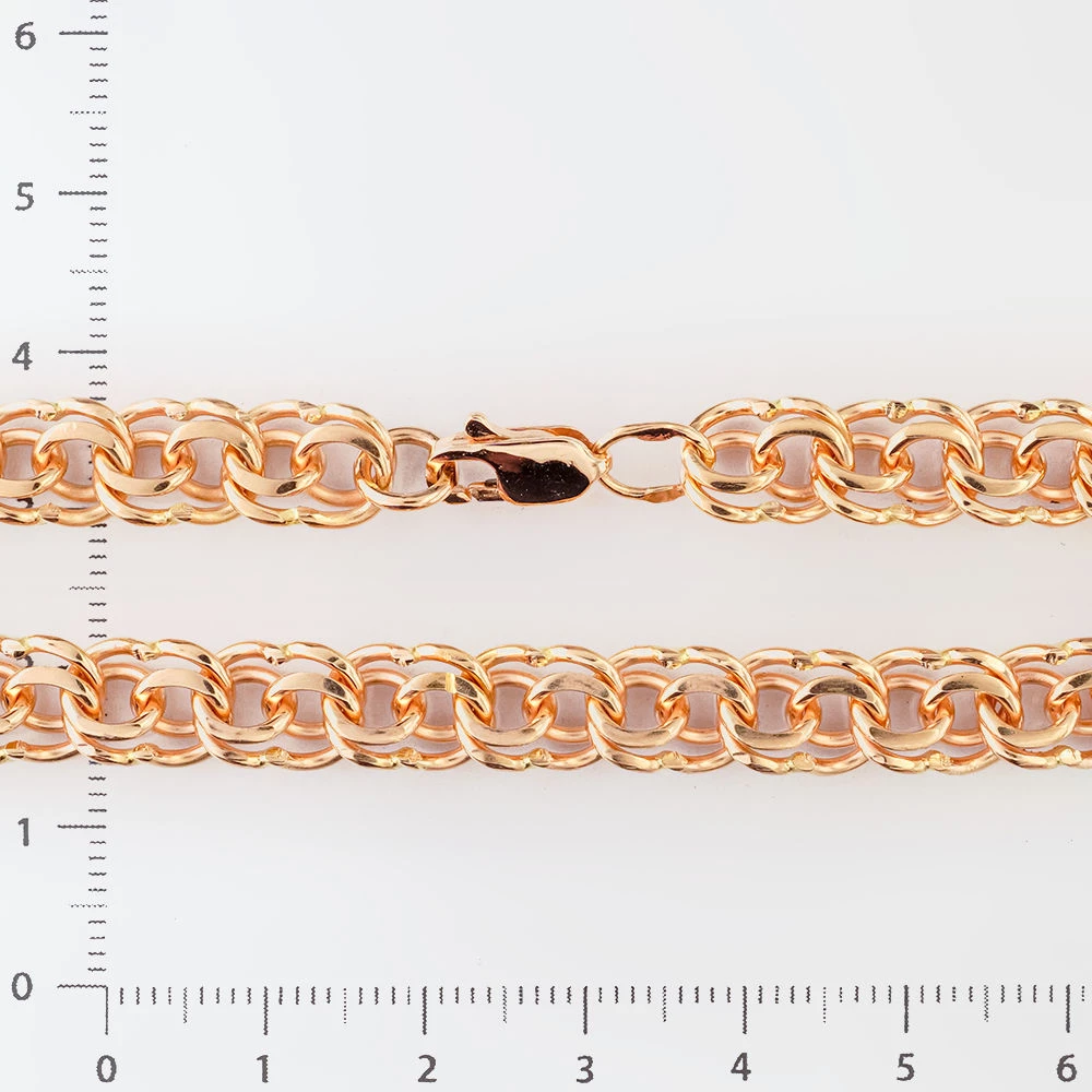 Браслет из красного золота 585 пробы