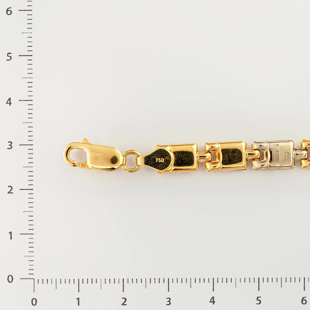 Браслет из желтого золота 750 пробы