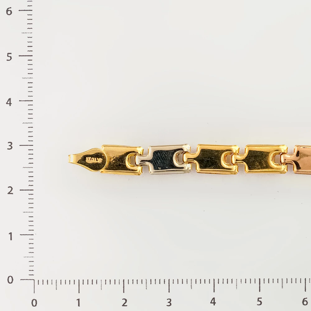 Браслет из желтого золота 750 пробы