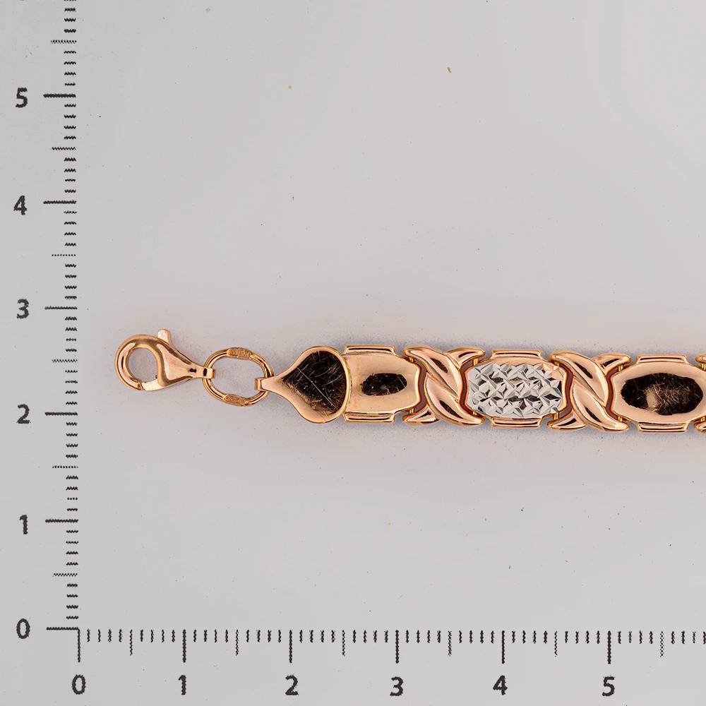 Браслет из красного золота 585 пробы