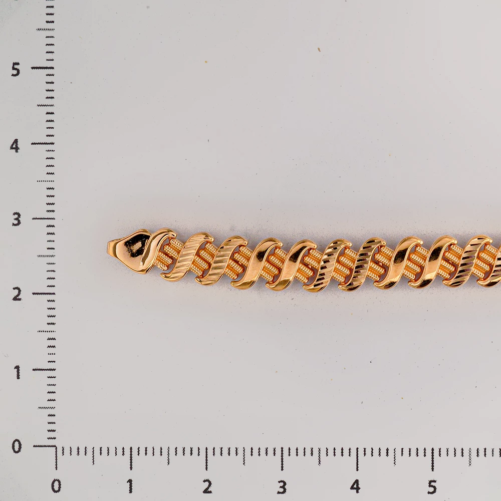 Браслет из красного золота 585 пробы
