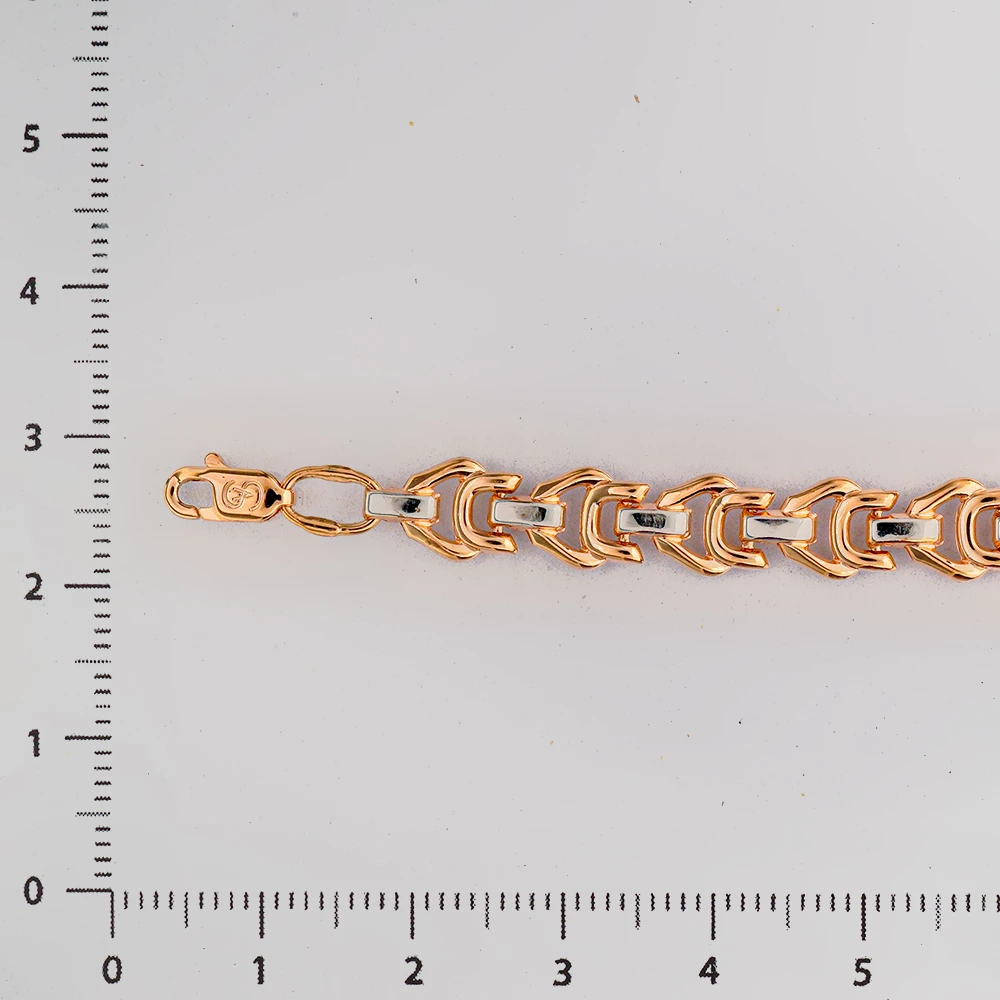 Браслет из красного золота 585 пробы