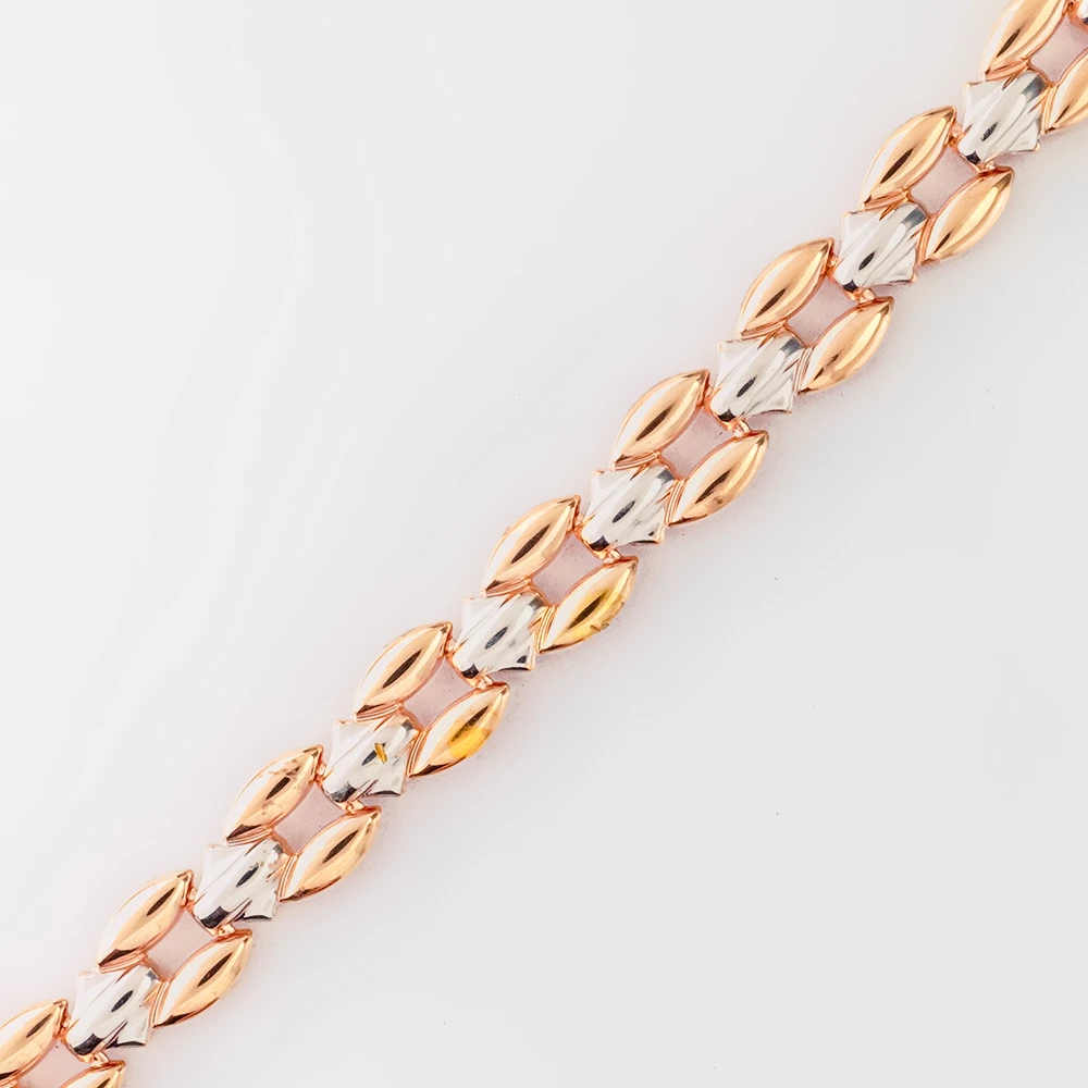 Браслет из красного золота 585 пробы