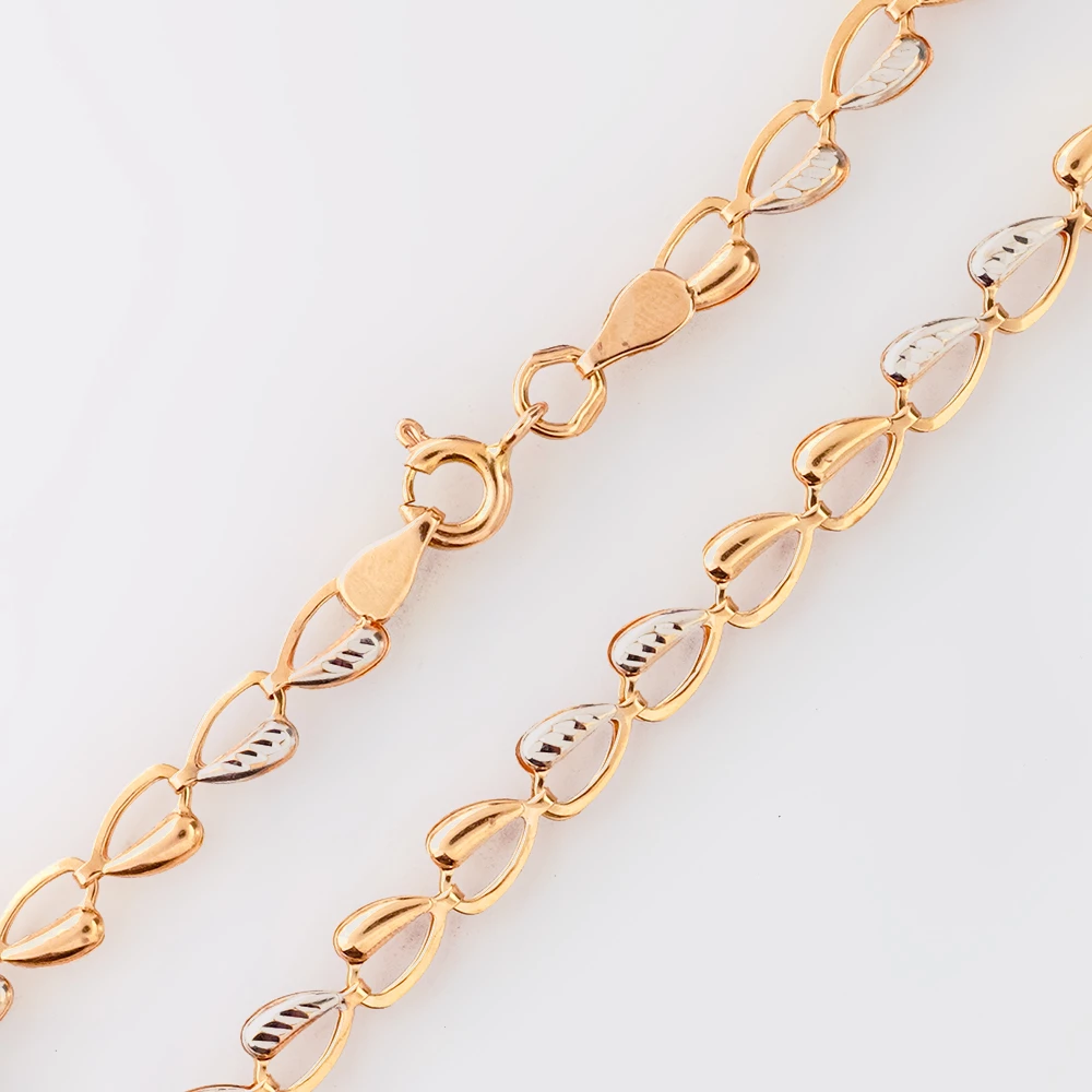 Браслет из красного золота 585 пробы