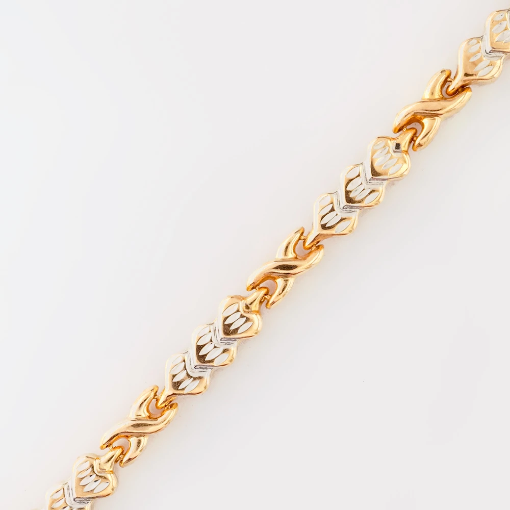 Браслет из красного золота 585 пробы