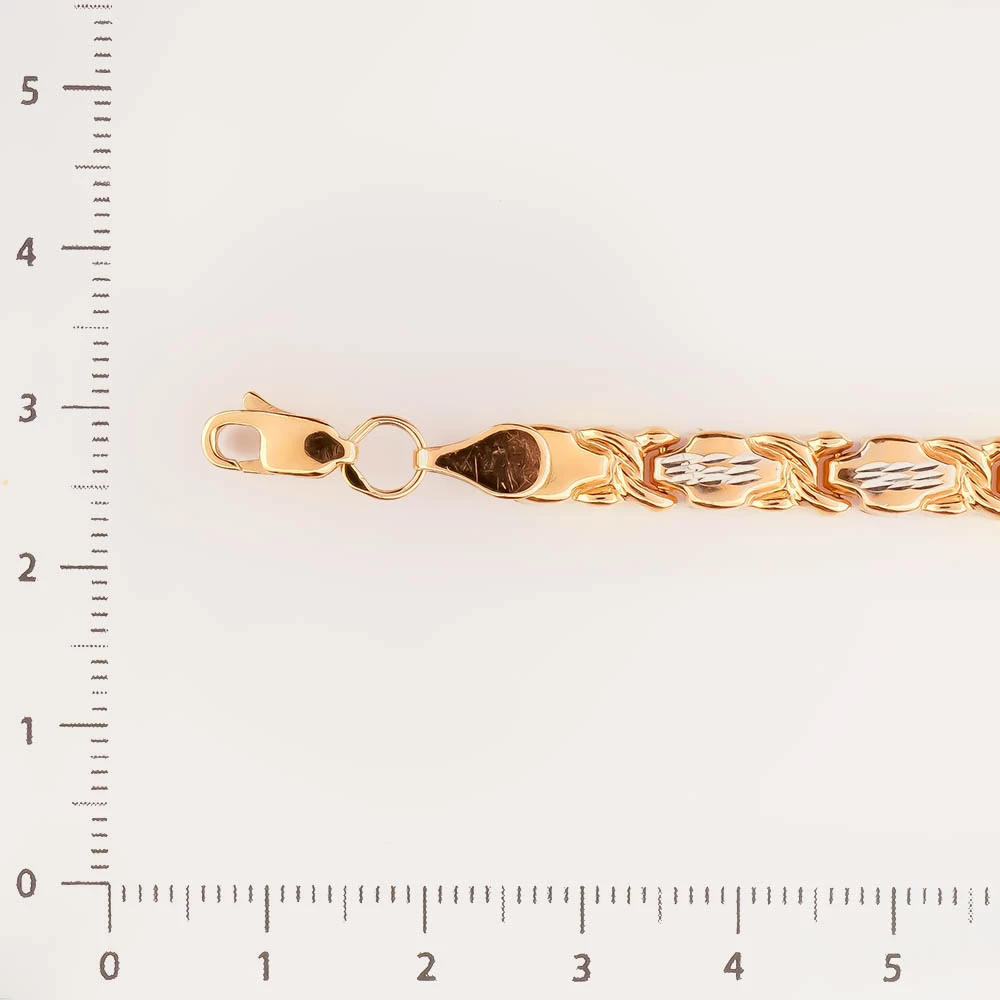 Браслет из красного золота 585 пробы