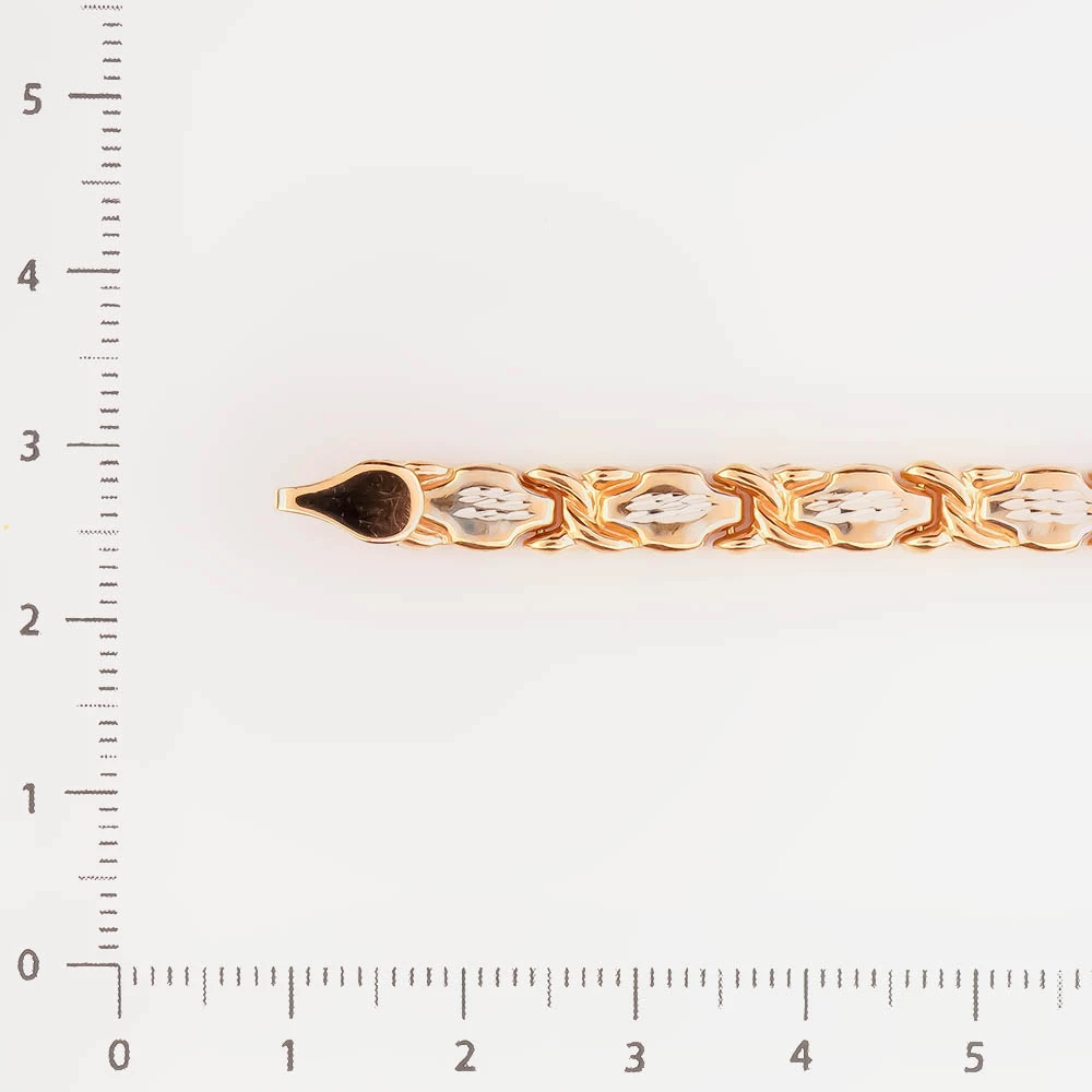 Браслет из красного золота 585 пробы