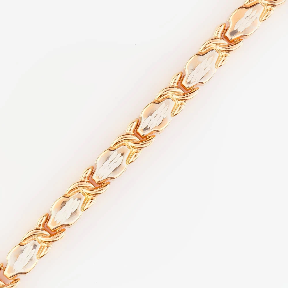 Браслет из красного золота 585 пробы