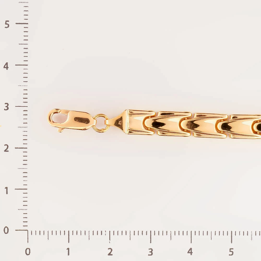 Браслет из красного золота 585 пробы