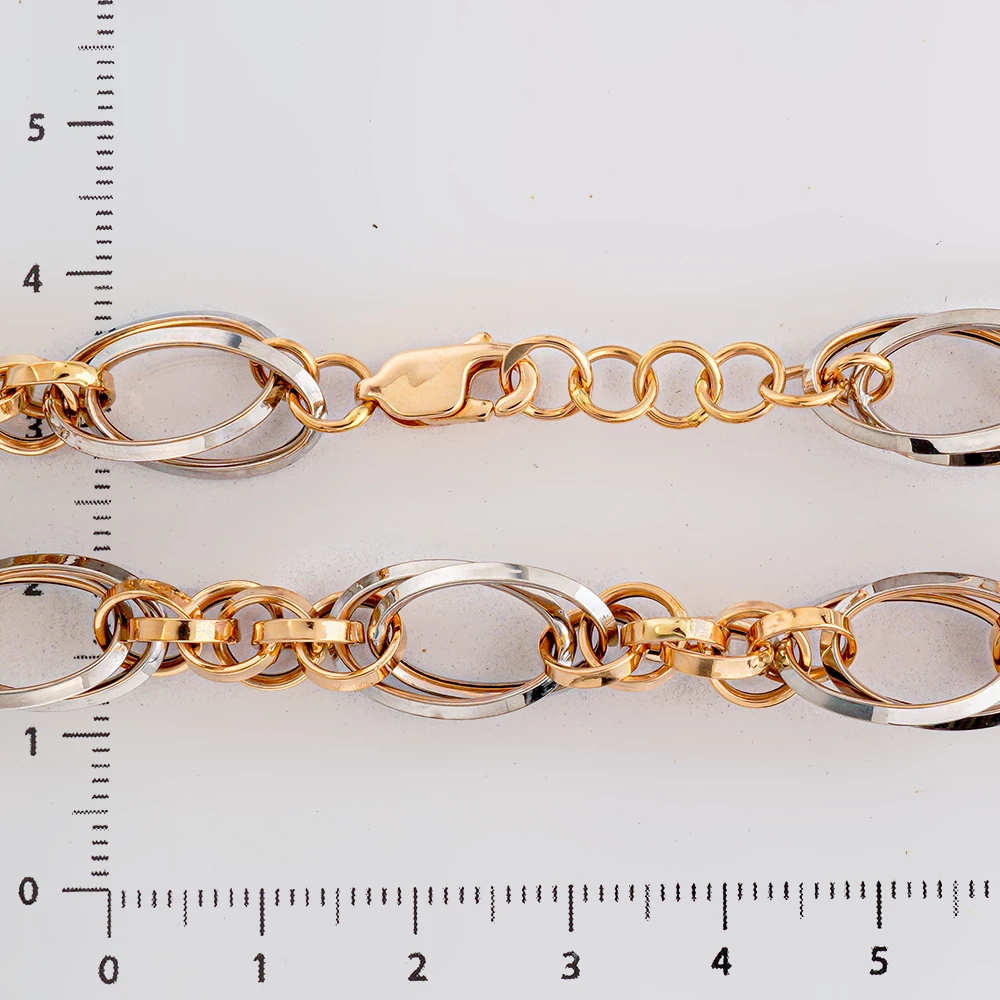 Браслет из красного золота 585 пробы