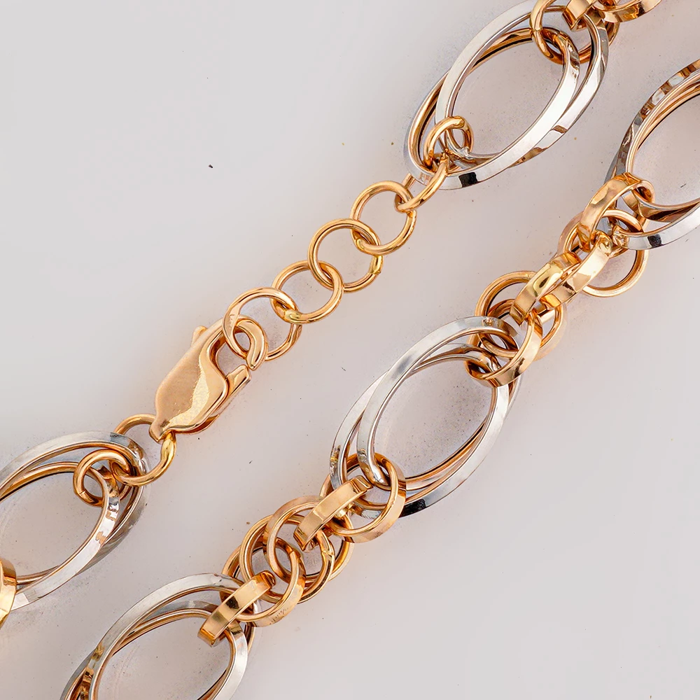 Браслет из красного золота 585 пробы