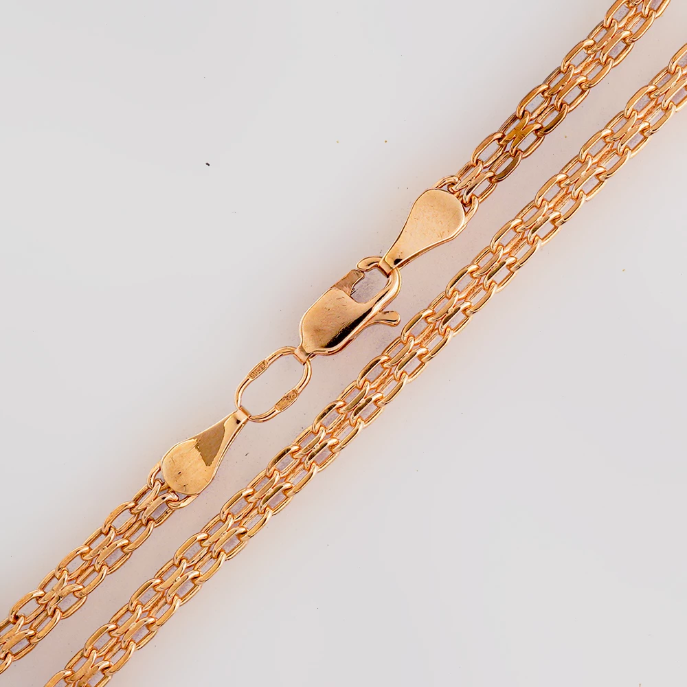 Браслет из красного золота 375 пробы