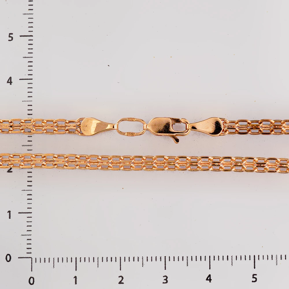 Браслет из красного золота 375 пробы