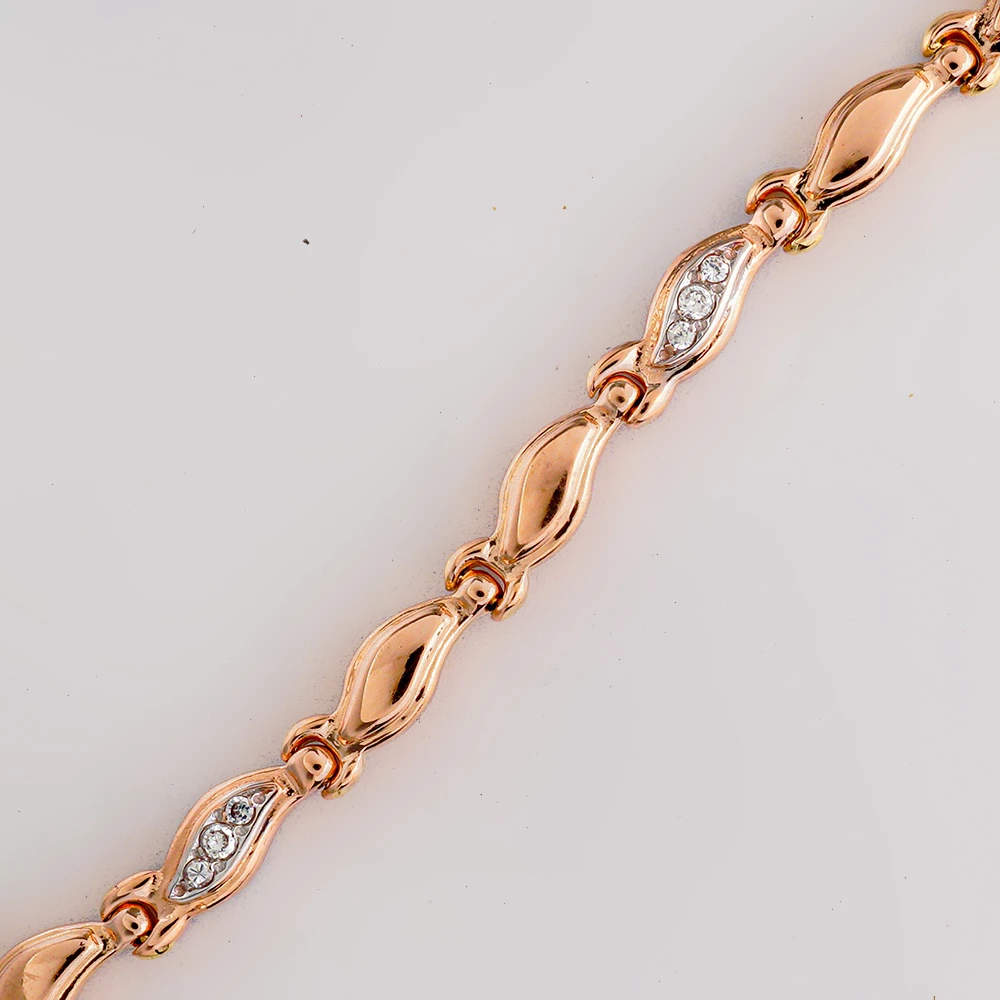 Браслет из красного золота 585 пробы