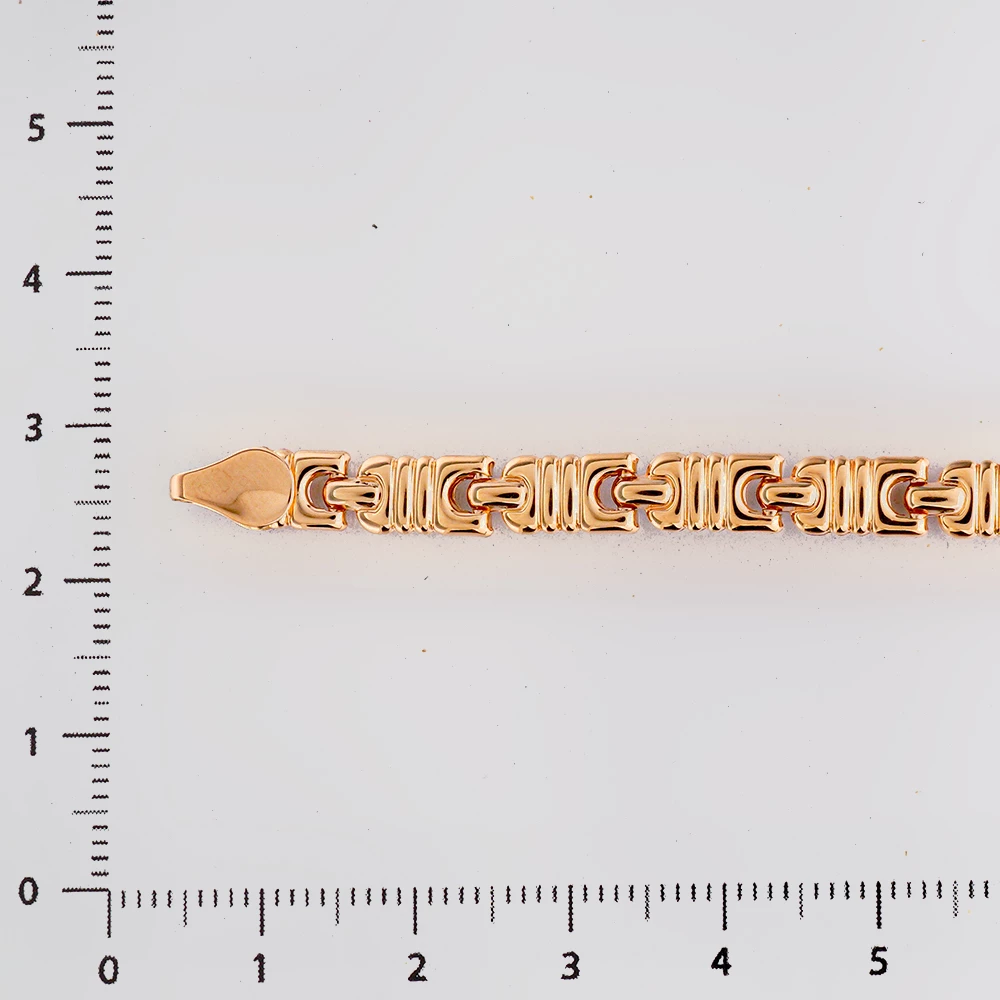 Браслет из красного золота 585 пробы