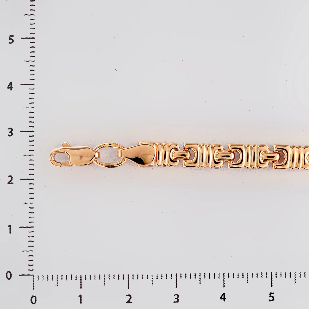 Браслет из красного золота 585 пробы